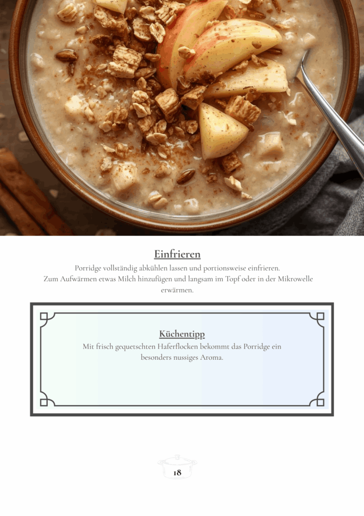 Hafer-Apfel-Porridge Hafer-Apfel-Porridge